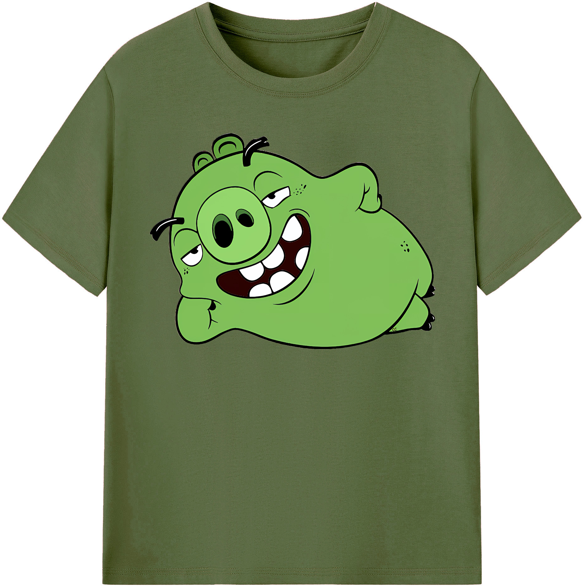 （画像用） Angry Birds アングリーバード 綿100％半袖Tシャツ（フロントプリント）